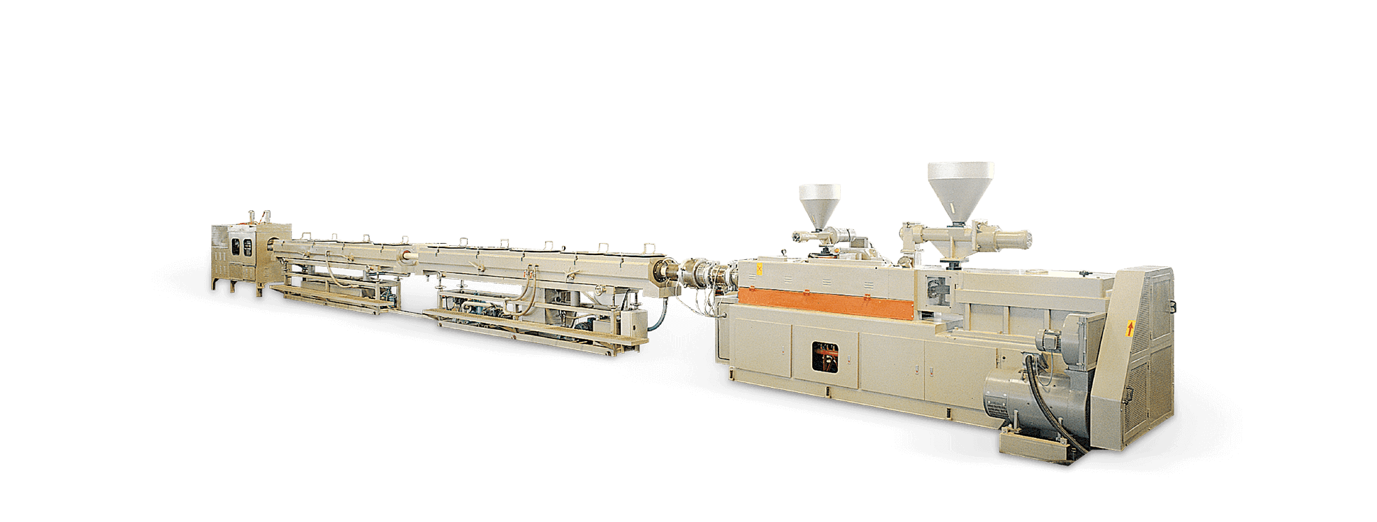 CM-PTE 系列 PVC 雙螺桿管材製造機